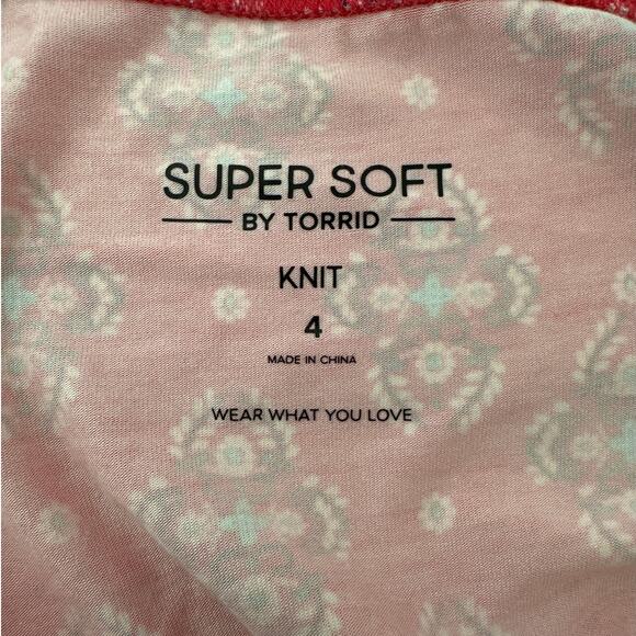 Torrid Midi Super Soft Button-Front Knit Dress Sleeveless Sz 4 /4X Casual Summer - Picture 11 of 16